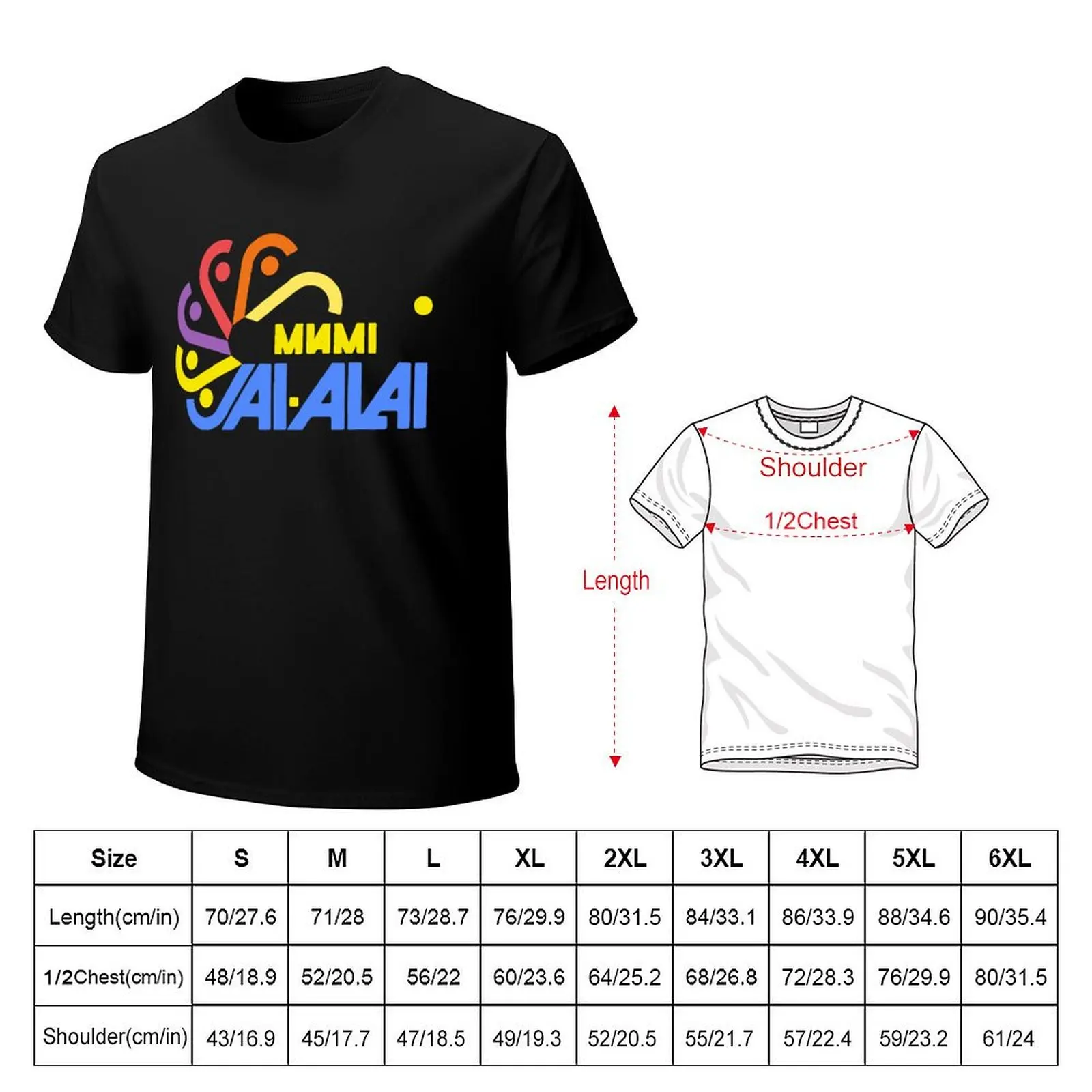 Miami Jai-Alai T-Shirt Worker Basic Short Sleeve Tee