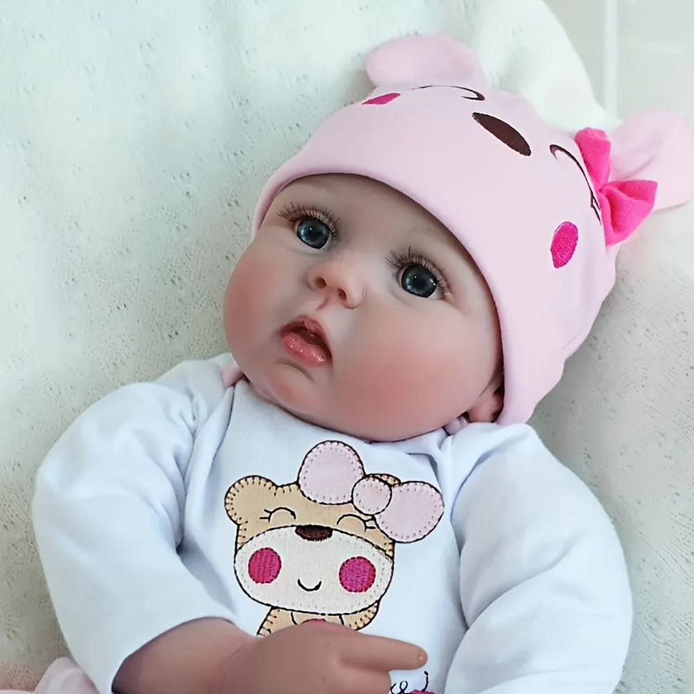 Muñeca de bebé Reborn realista, 20 pulgadas, lindo cuerpo suave realista, muñecas de bebé recién nacido Poseable, muñecas de bebé de vida Real, Niño con caja de regalo