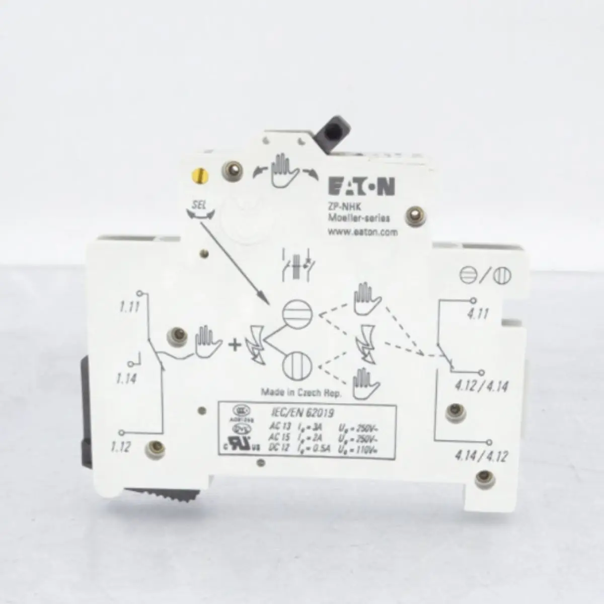 

ZP-NHK CBE03222 auxiliary signaling switch 4A, 250V