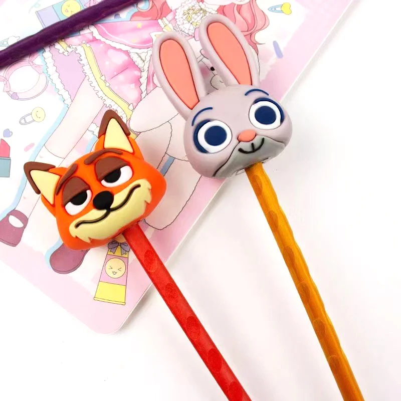 

Милые точилки для карандашей Disney Zootopia: Ник Вайлд, Джудит, Лаверн Хоппс. Мультяшные точилки для карандашей, школьные принадлежности, призы, подарки.