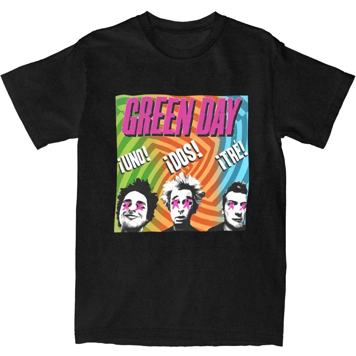 

Haikyuu T Shirt Green Day 100% Cotton T Shirts Rock Music Band Novelty Tshirt for Men's Beach Y2K Casual Short Sleeve Clothes