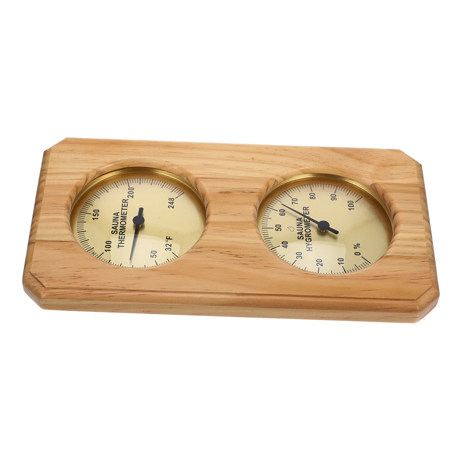 

Hanging Temperature Gauge Sauna Hygrometer Thermometer Indoor Outdoor Humidity Meter for Room Greenhouse Bathroom