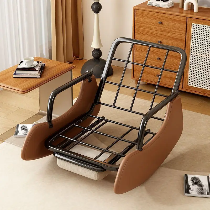 Napping rocking chair lazy lounger leisure sofa indoor balcony single sofa household chair can sit or lie down small rocking cha