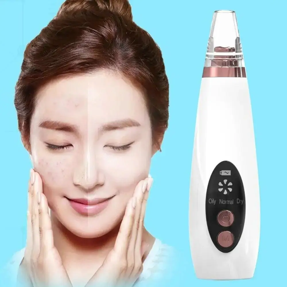 Electric Tool Blackhead Remover Water Cycle USB Rechargeable Pore Cleaner Vacuum Suction Black Point Removal Acne Cleaner