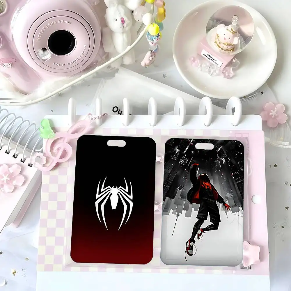 Classic-S-Spider-Man-S NFC Contactless Sliding Card Sleeve For Student Cards, Bus Cards, ID Cards, And Work Permits