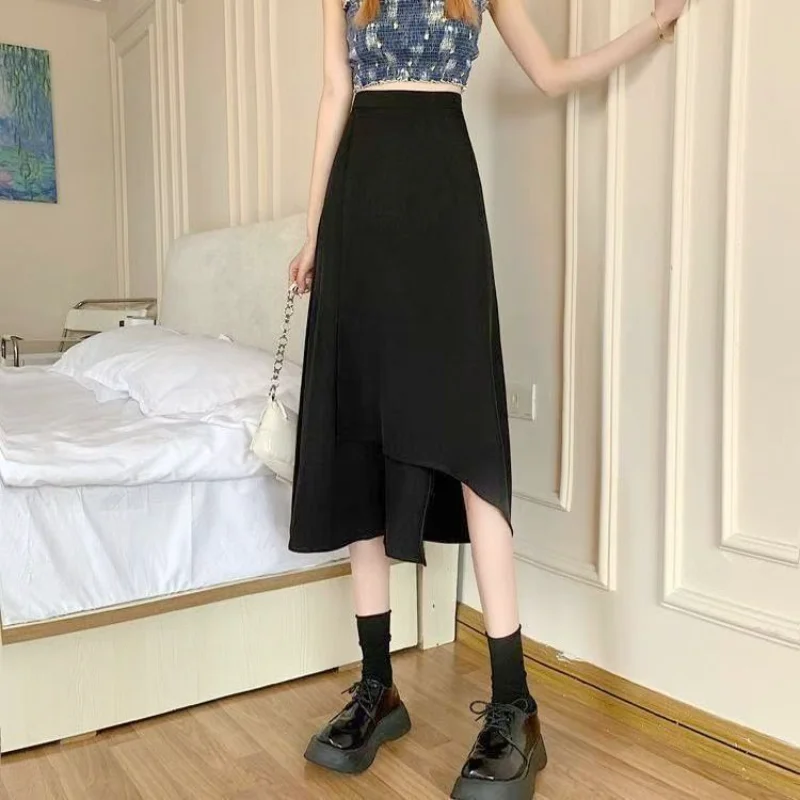 Gonna di media spessore autunnale 2025 Abito piccolo Gonna di fata della foresta irregolare di grandi dimensioni