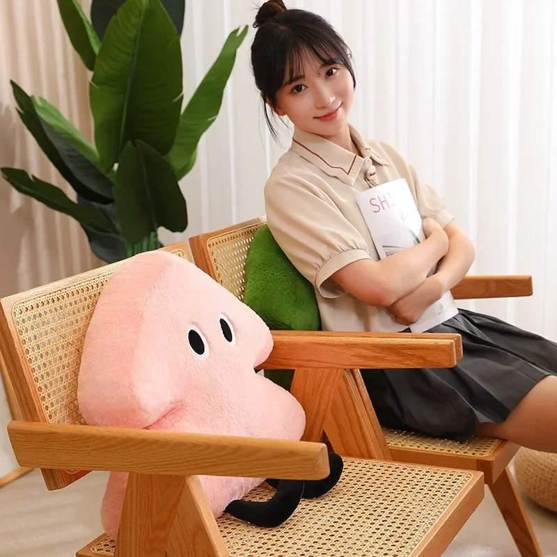 INS الملونة الكرتون عيد الميلاد شجرة الصنوبر الصغيرة أفخم رمي وسادة أريكة كرسي وسادة لينة محشوة النباتات عيد الميلاد ديكور المنزل