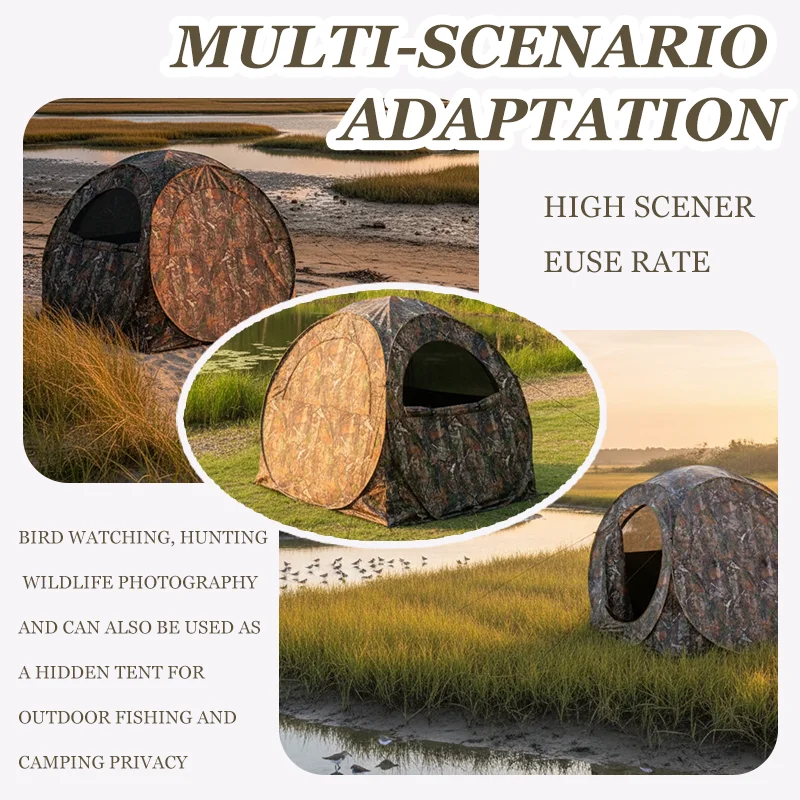 Okrągła, składana kryjówka myś – Outdoor Hunting Blinds recenzja i cena