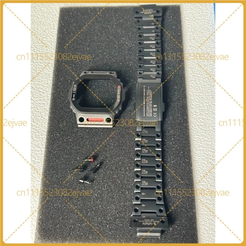 Titanium Alloy Watch Case Band Set for Casio GWBX5600 Lightweight with Logo 70g Free Disassembly Tool