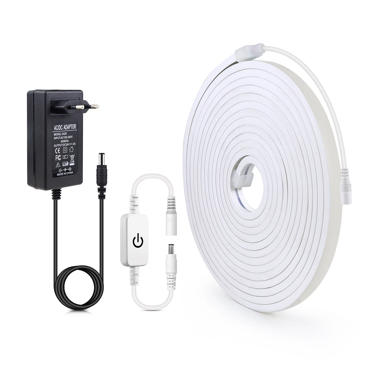 10M 5M 2M 1M Silicone Tube COB LED Strip Light DC24V Dimmable Touch Control Neon Lamp Ribbon For Bed Room Night Decor Backlight image 5