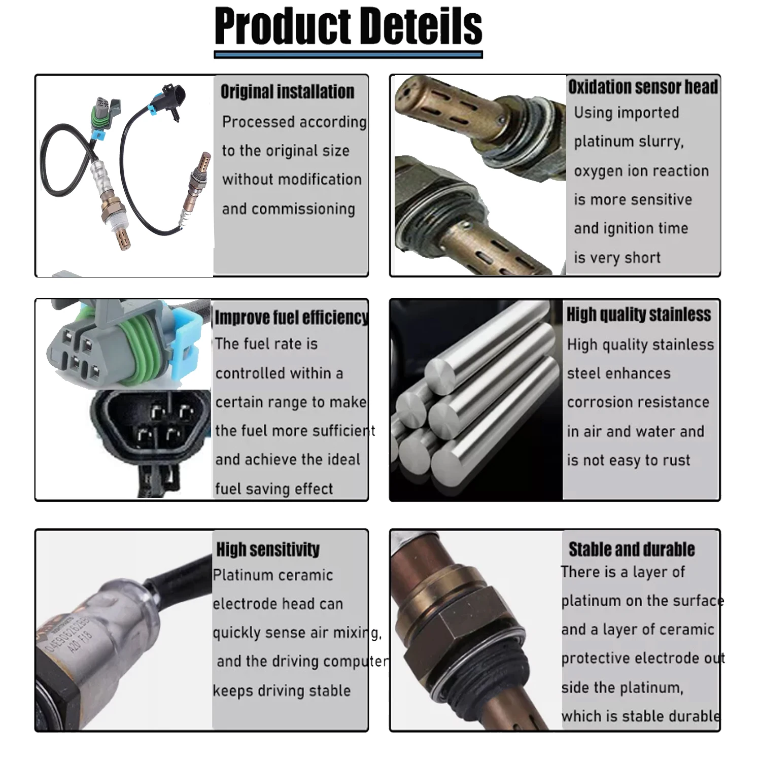 الجبهة الخلفية لامدا الأوكسجين الاستشعار 234-4251 234-4673 ل 2009 2010 2011 شيفروليه ماليبو بويك لاكروس بونتياك G6 زحل هالة 2.4L