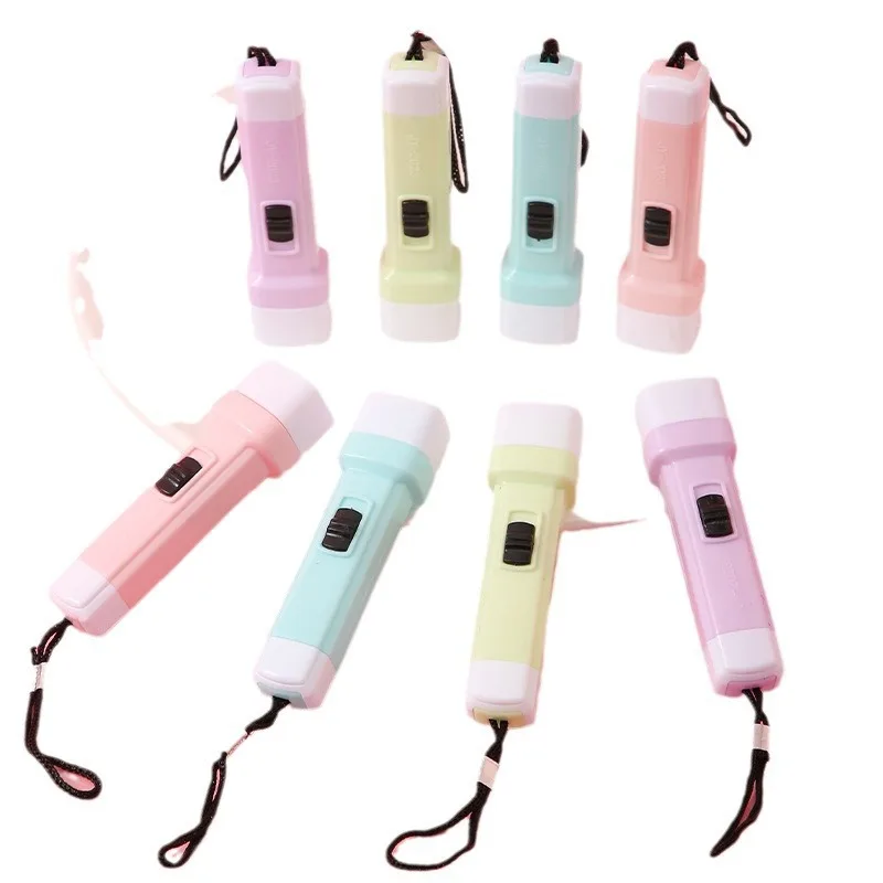 10-30 Pcs Cute Candy Color Glowing Flashlight Children Birthday Wedding Party Gift Halloween Christmas Gift Decoration Gift Pack