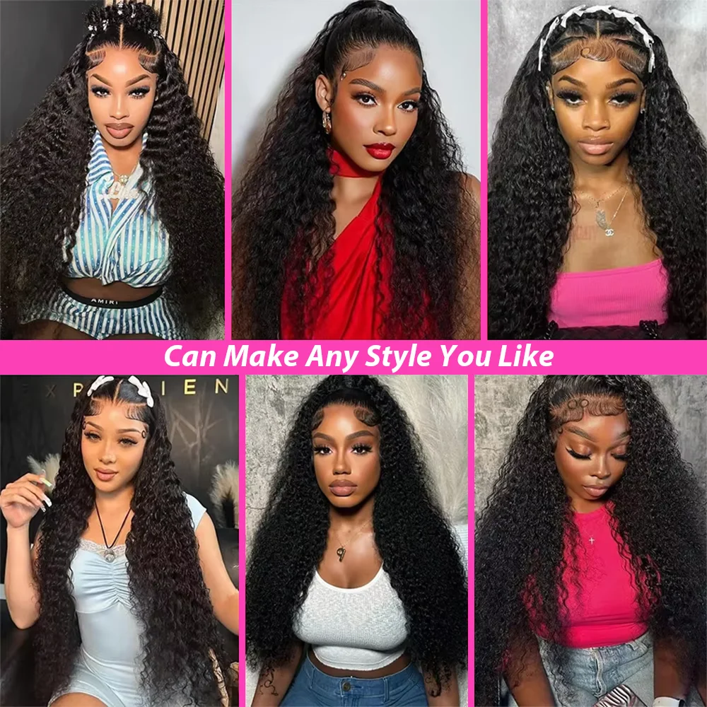 13x6 Body Wave Lace Front Wigs 100%  Human Hair Wig 40inch13x4 Pre Plucked Human Hair Wigs 250 Density  Body Wave  5x5 Ready to Go HD Lace Glueless Wigs for Women Natural Black Brazilian image 7