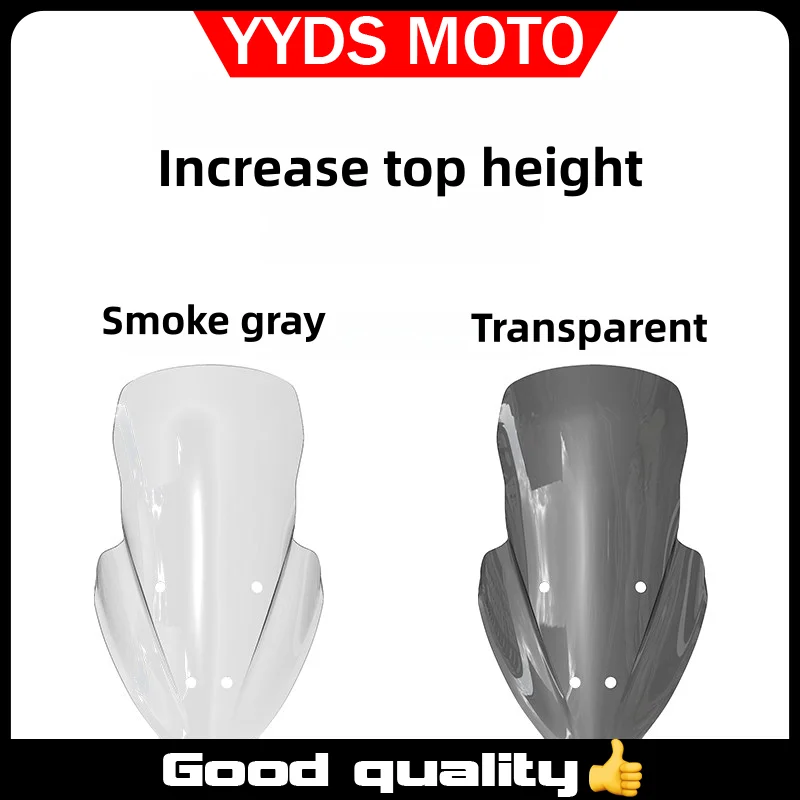 For Haojue ADX125 front windshield modification, transparent chest protector, rain shield, and motorcycle accessories.