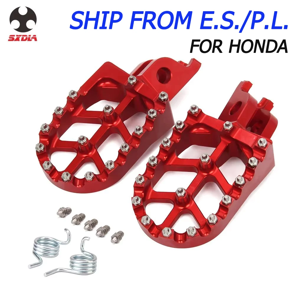 Podnóżek pedały dla HONDA CR125 CR250 CRF 150R 250R 250X 250RX 450R 450RX 1100L Kawasaki KX250F KX250X KX450F KLX450R