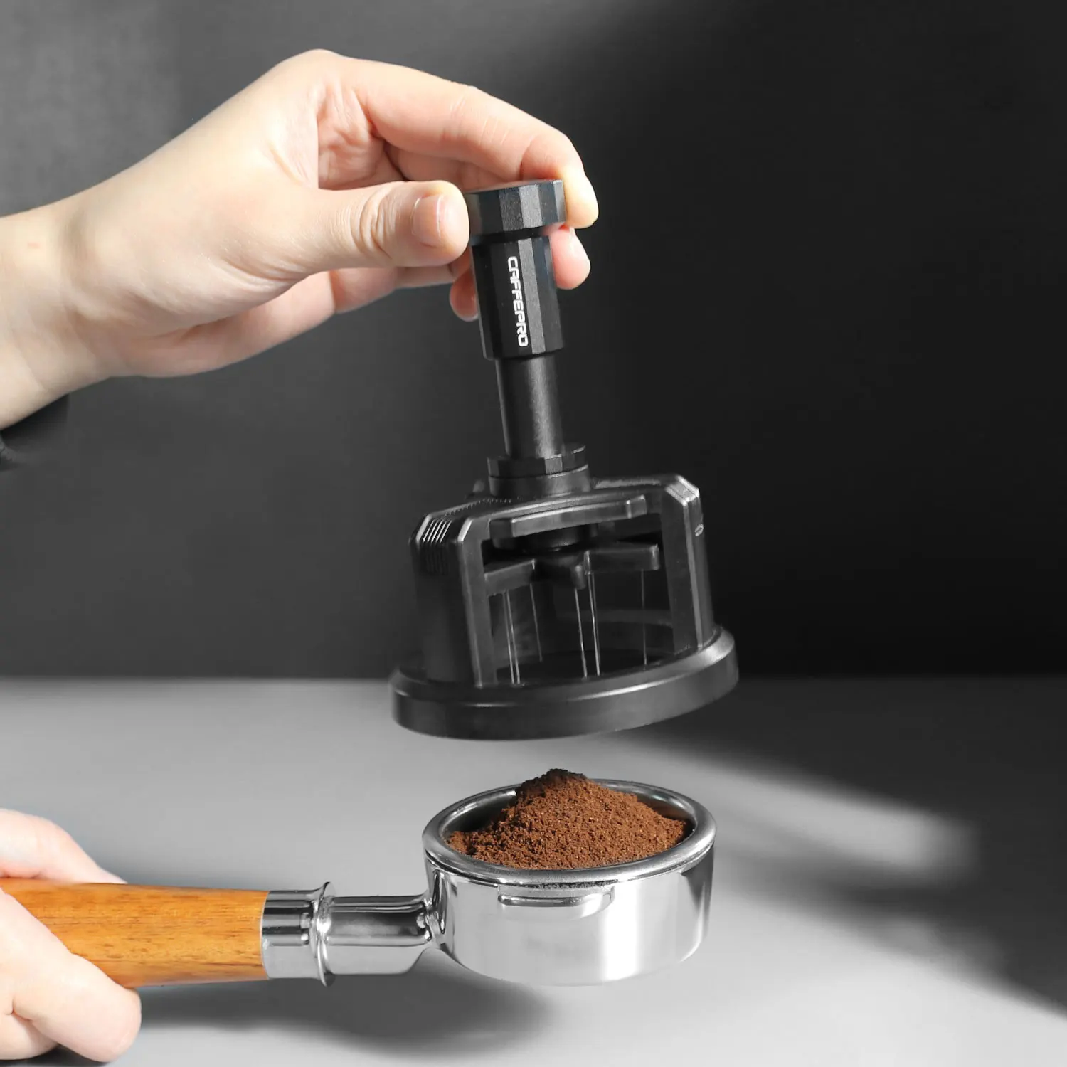 CAFFEPRO Coffee WDT Tools Rotary 51/54/58mm Coffee Espresso Stirrer Needle Distributor Magnetic Maker Accessories Barista Tools