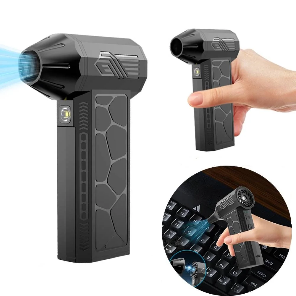 منفضة منفاخ توربو جيت مروحة 130000 RPM محرك بدون فرش مروحة قناة محمولة رياح قوية 50 متر/الثانية مروحة توربو عنيفة منفاخ هواء قوي #3