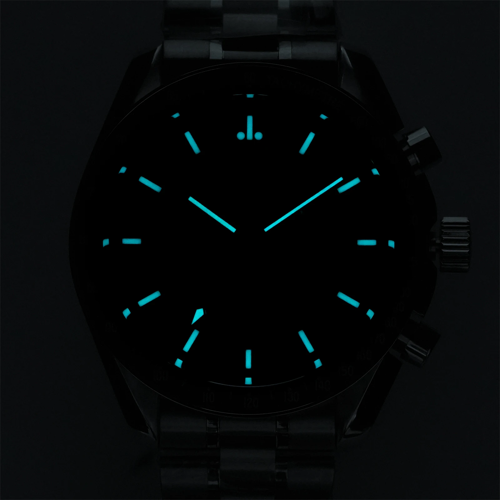 Watchdives WD1860 Quartz Watch VK63 Chronograph Movement Sapphire Crystal BGW9 Luminous 20Bar Waterproof 40mm Vintage Watches