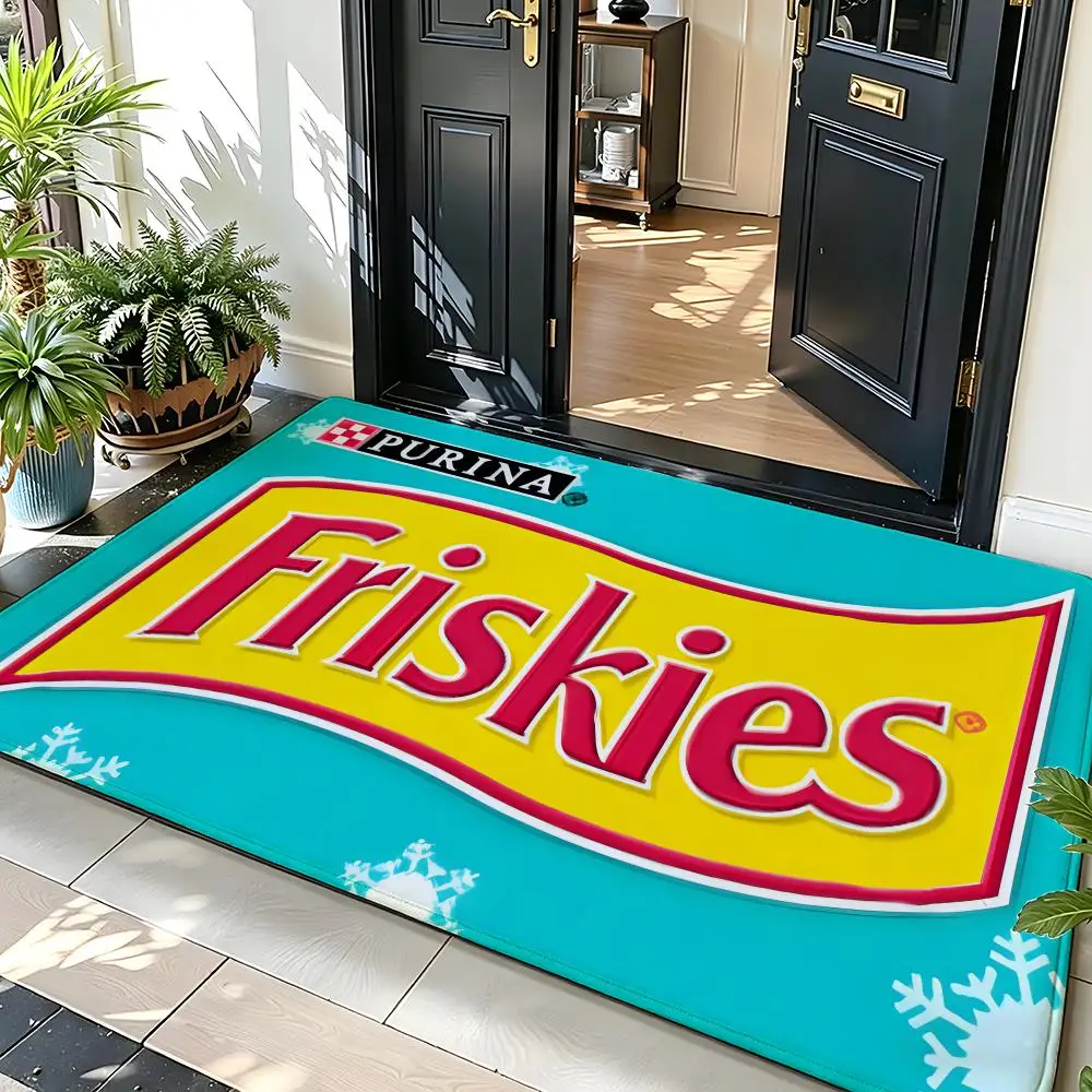 Alfombra de Entrada de Franela Suave P-Purina para Mascotas, Antideslizante y Absorbente, para Baño y Dormitorio