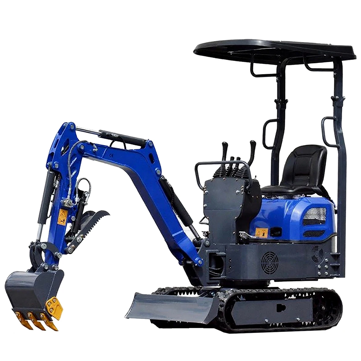 Mini escavatore da 1 tonnellata Bagger Strumenti agricoli Attrezzature agricole Escavatore per uso domestico per trincea e dragaggio Cina personalizzata