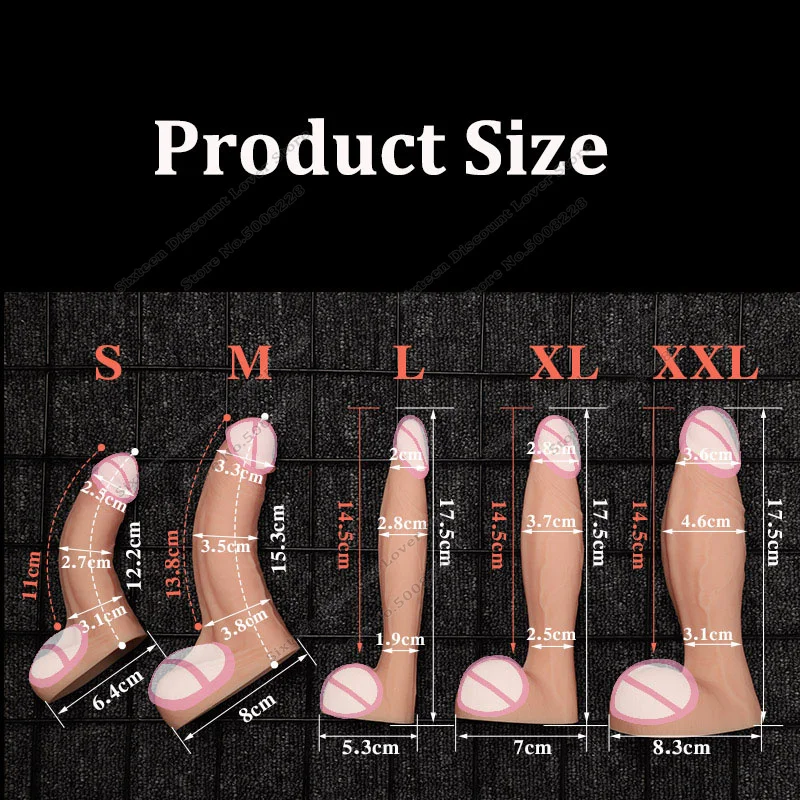 Sexy Soft Silicone Penis Realistic Dildo For Women Big Fake Dick Females Masturbation Tools Adult Erotic Sex Toys For Lesbian