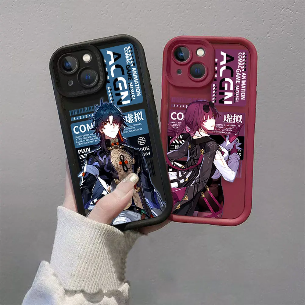 ACGN Kafka Dan Heng Honkai Star Rail Phone Case For Realme 13 12 11 8I 8 7I 7 5 C21Y C30 C35 C53 C55 C63 C65 C67 GT 3 6 Case