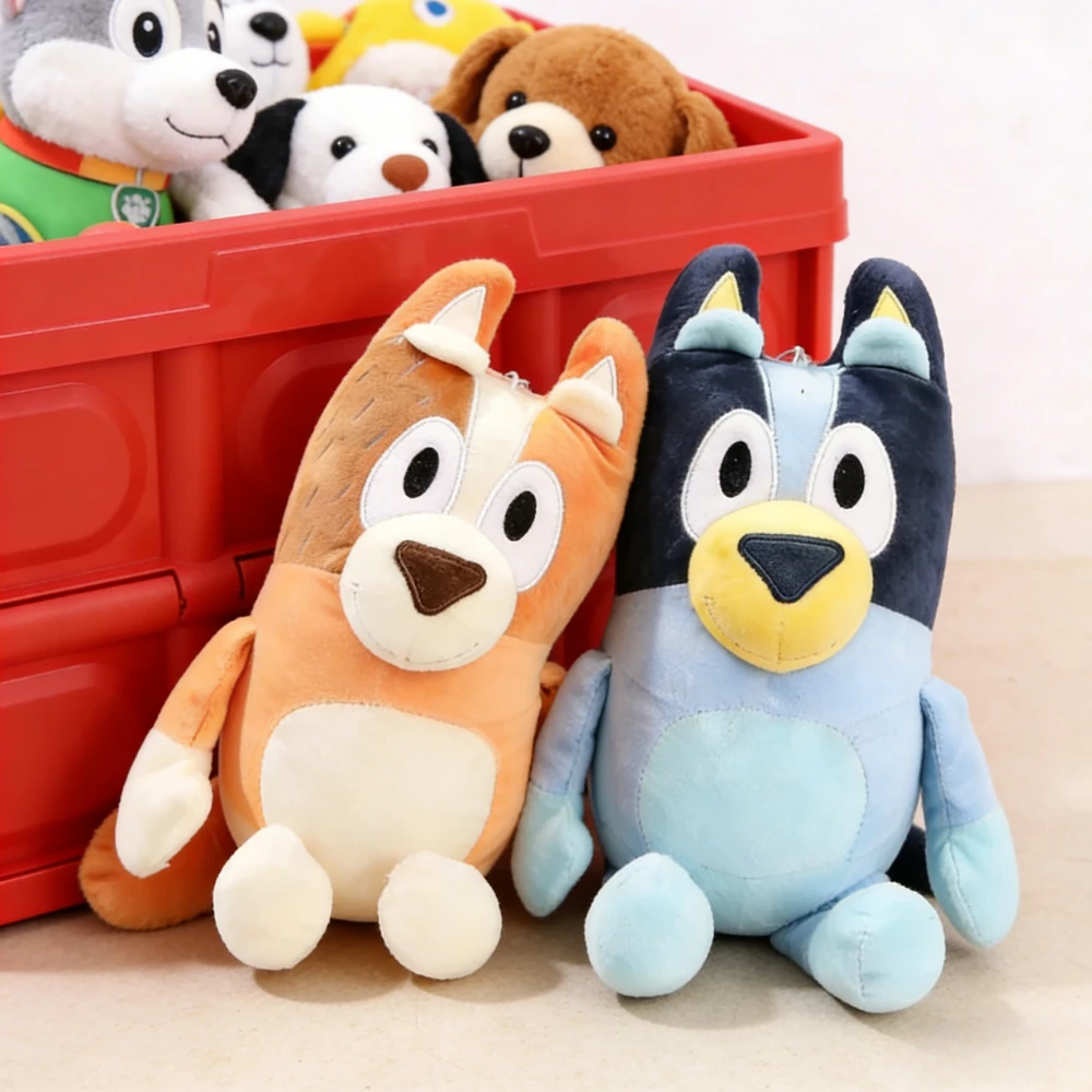 

Hot Bluey Dog Bingo Family Plush Toy Cartoon Dog Soft Stuff Animals Dolls Birthday Gifts Family Holiday Gifts New Years Gifts