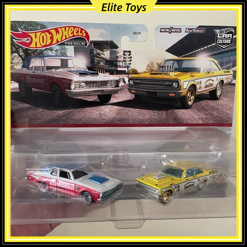 

Hot Wheels Premium Car Culture 2-Packs Dodge Plymouth Muscle Car 1:64 Diecast Car Model Collectible Display Vehicle Toy Kid Gift