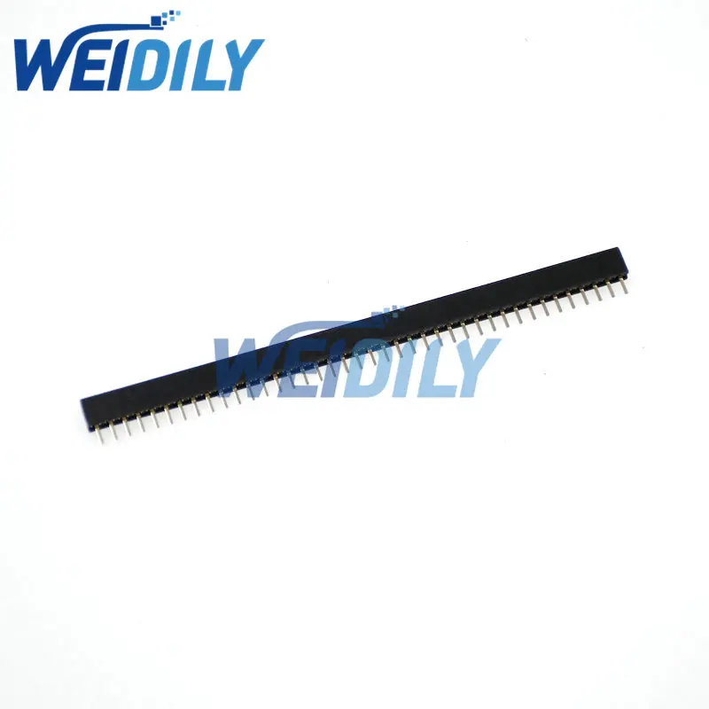 5PCS Female Pin Header Strip 1 * 40 Pin 2mm Single Row Female Pin Header Connector 1x40P