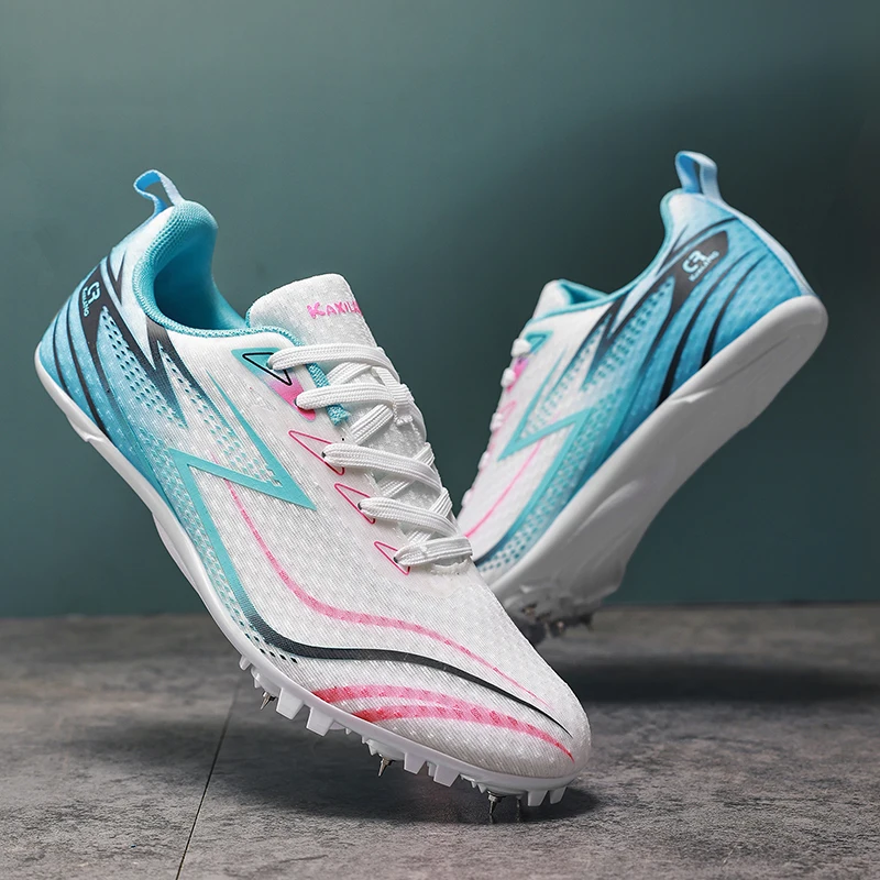 

Унисекс, легкоатлетическая обувь, удобная нескользящая обувь для мужчин и женщин, ультра легкая обувь для ногтей, молодежная студенческая обувь для тренировок по прыжкам, соревновательная обувь