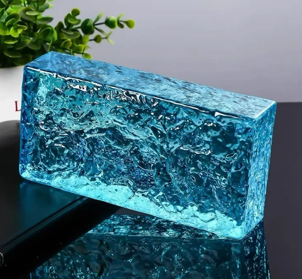 Ultra Clear Solid High Strength Modern Crystal Glass Brick Transparent Square Partition Bathroom Bedroom Internet - Famous - view 4