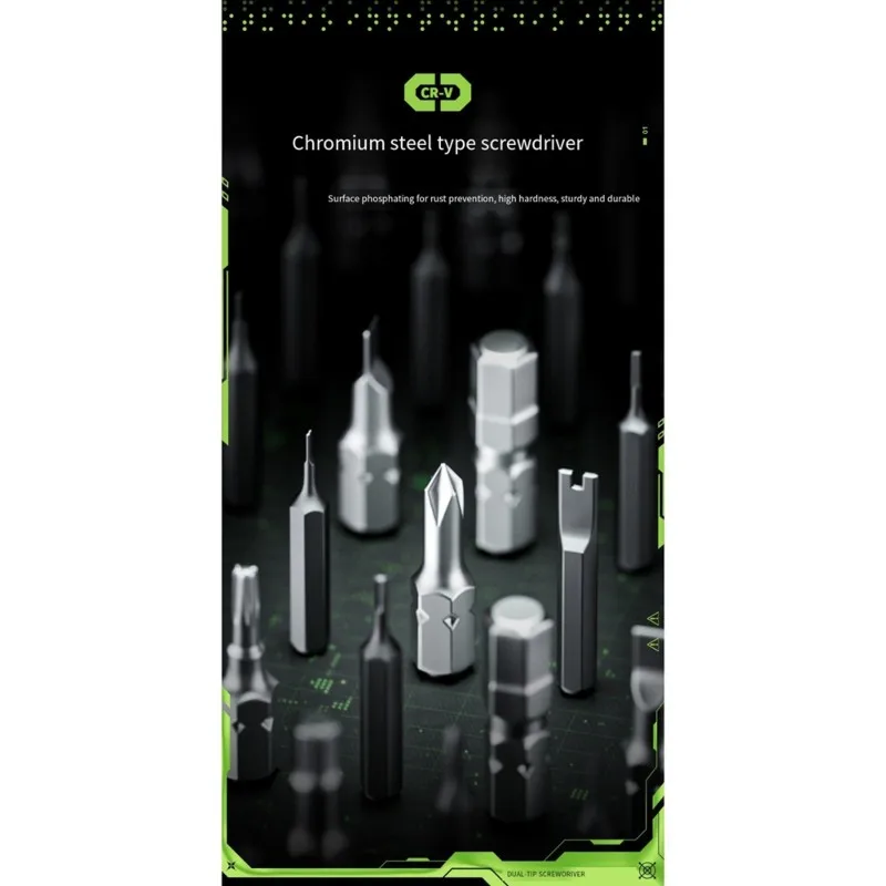 AAAF JAKEMY Electric Screwdriver Set JM-8196 1Set 3.7-4.2V Rechargeable Straight Handle Home Use