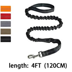 Dog Leash Large Dogs, Bungee Dog Leash Heavy Duty, No Pull Dog Leash for Shock Absorption, Dog Training Leash for Medium Large B