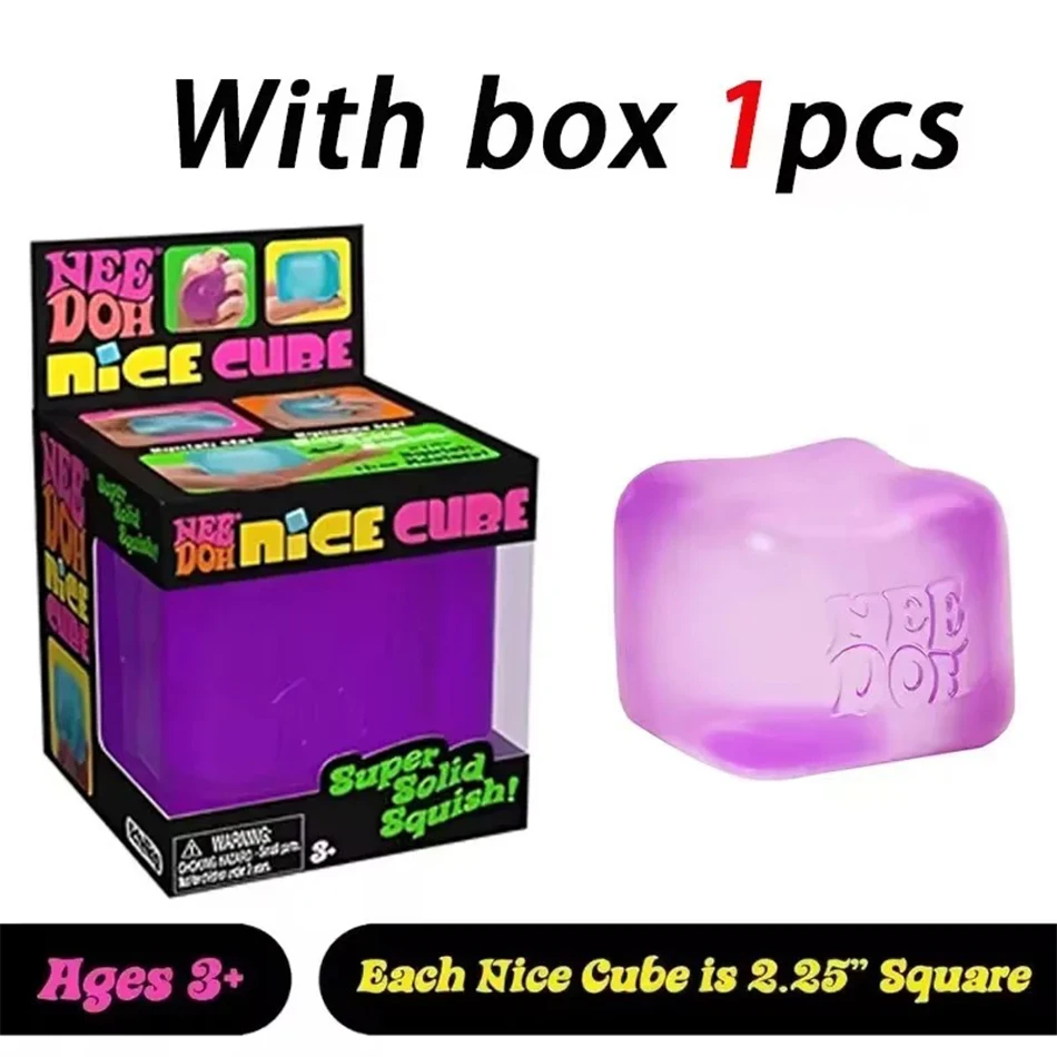 Beliebter Schylling Needoh Nice Cube, Sensorisches Spielzeug, Anti-Stress-Blöcke, Stressabbau-Puzzle, Druckentlastung, Souvenir für Kinder