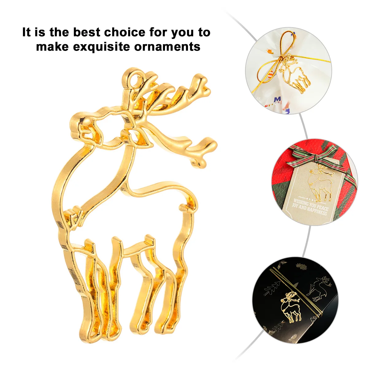 

10 Pcs Frames Christmas Metal Jewelry Pendant Necklace Alloy Pendants Miss Material