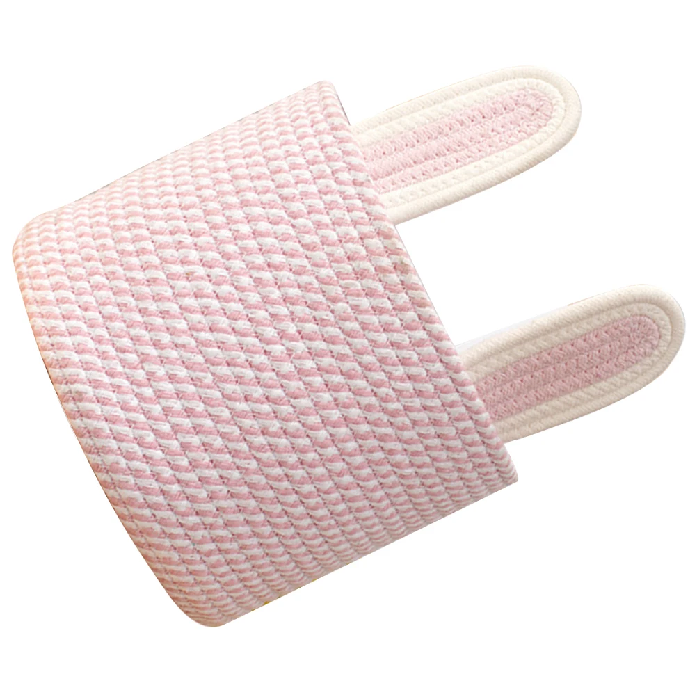 

Rabbit Ear Storage Basket Decorative Small Organizing for Table Woven Baskets