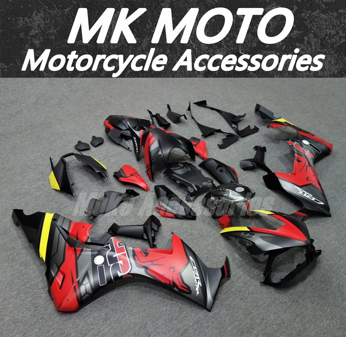 

Fairings Kit Fit For Cbr1000rr 2017 2018 2019 Bodywork Set High Quality ABS Injection Black Red Gray Bull Yellow