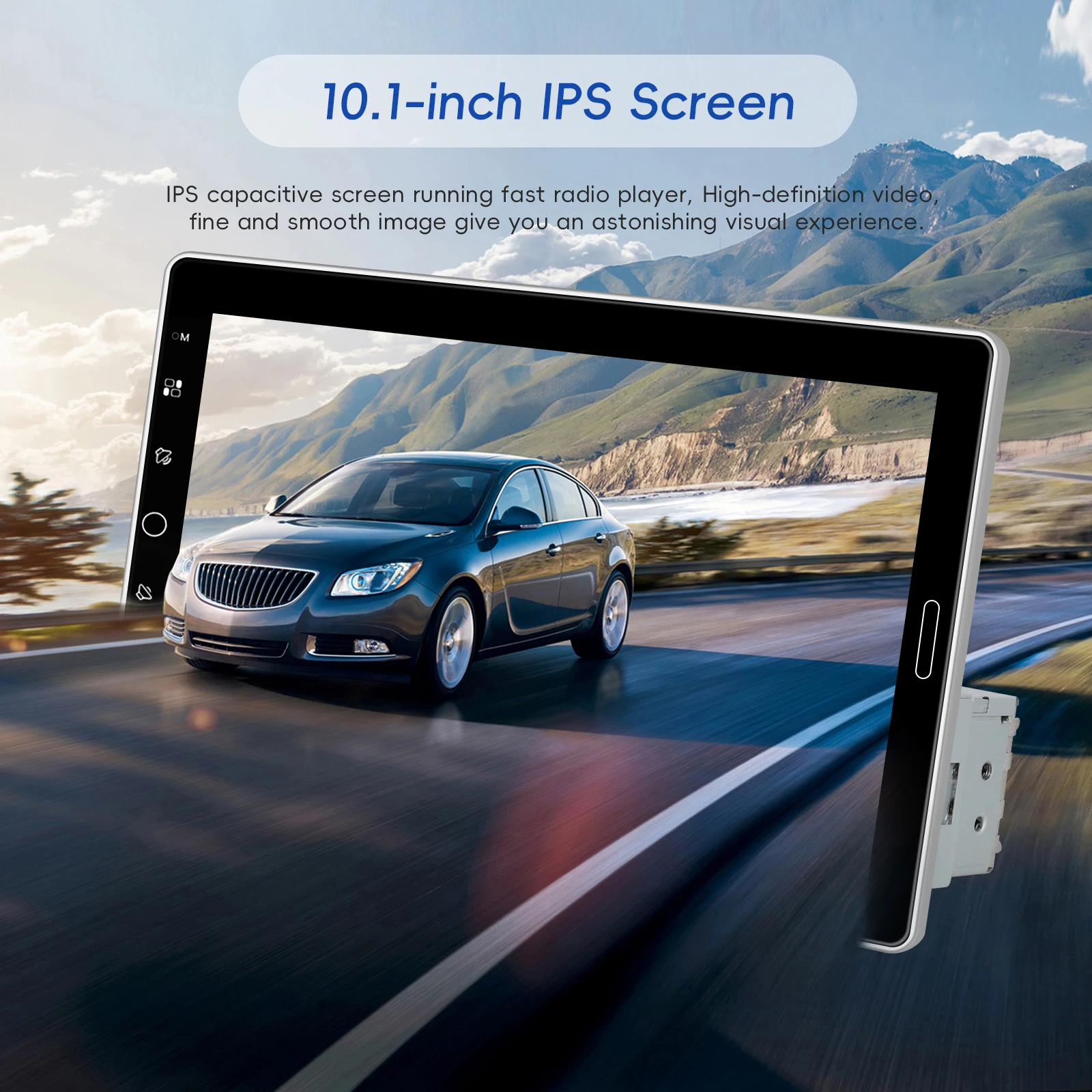 Podofo 1DIN CarPlay Autoradio Android Auto Mirror Link Universelles Auto-MP5-Player FM/AM/RDS Radio Bluetooth USB DVR AUX-IN – Detail 11