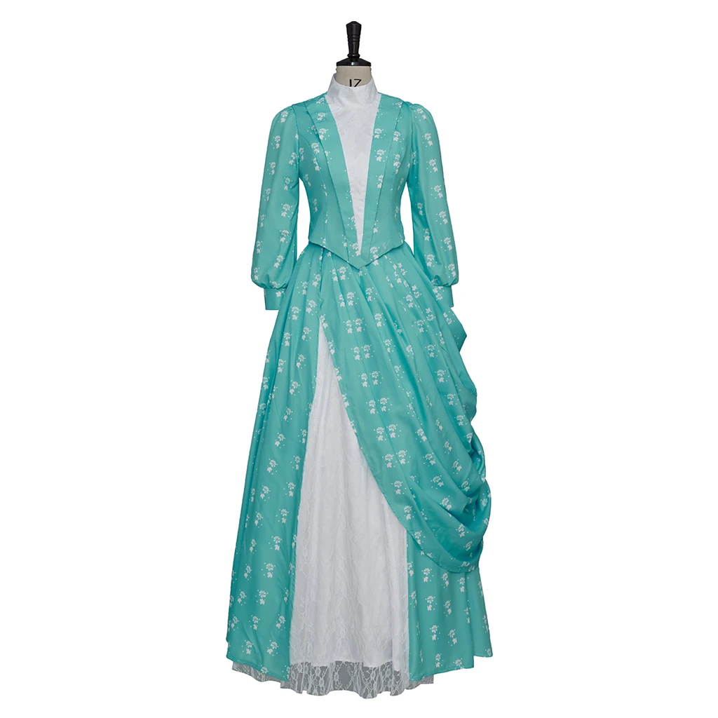 Marian Brook Cosplay The Gilded Age Kostüm Mittelalterliches viktorianisches Damenkleid, Halloween-Party, Belle-Kleid