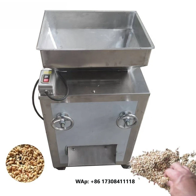 

2024 HIGH Stainless Steel Walnut Almond Cashew Kernel Oil Material Grinder Nuts Grinding Crusher Pulverizer Machine