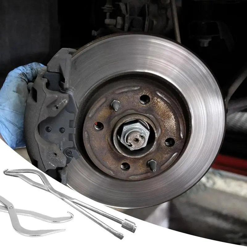 Alicate de mola de freio tambor sapato de freio voltar primavera instalar & remover alicate duplo terminado instalador & removedor ferramenta para remoção