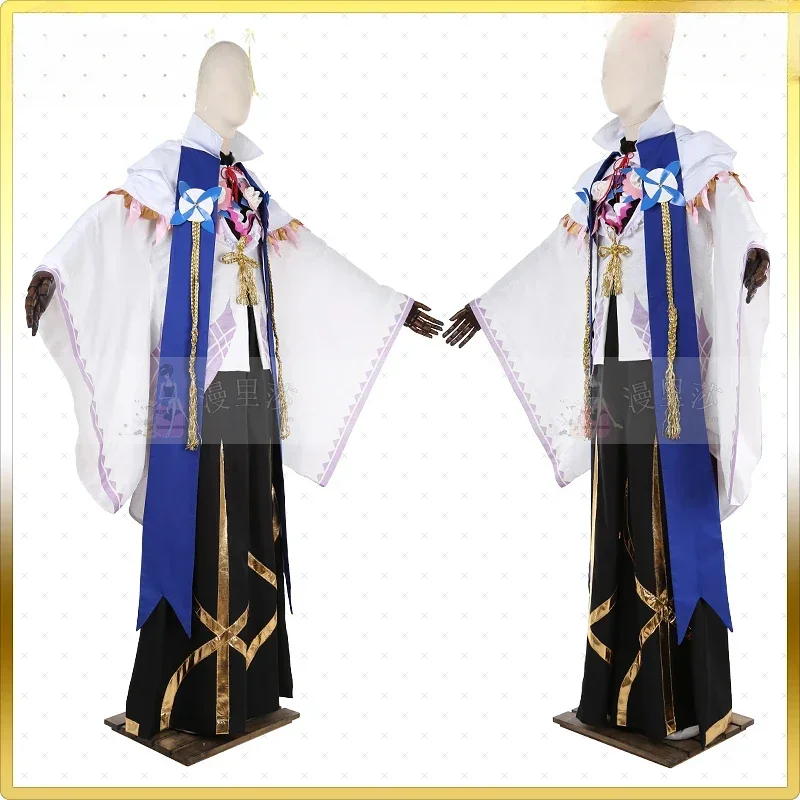 [Customized] Merlin Caster Cosplay Costume Fate/Grand Order FGO Halloween Outfits Women Men Kimono NEW