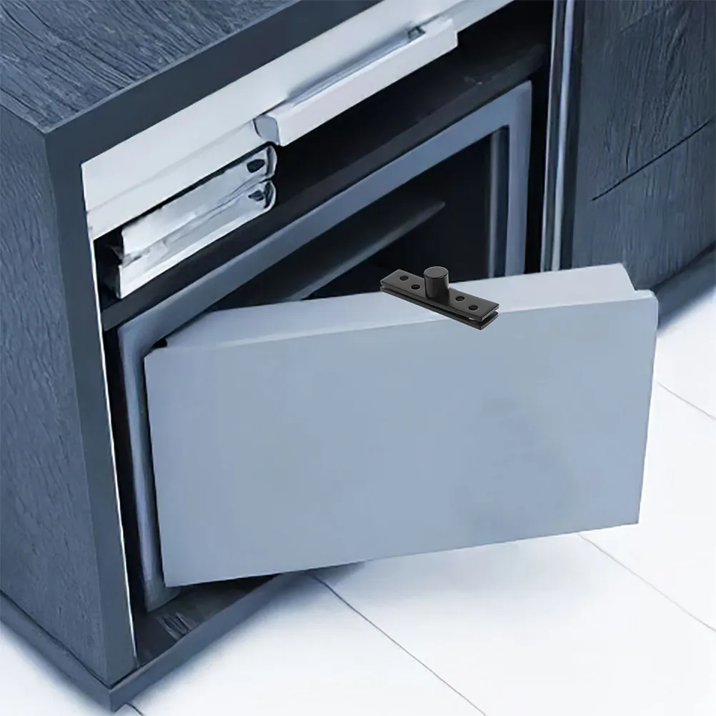 2Pcs Stainless Degree Pivot Hinges Concealed Centre Shaft Design for Wooden Doors Hidden Swing Cabinet Flip Window