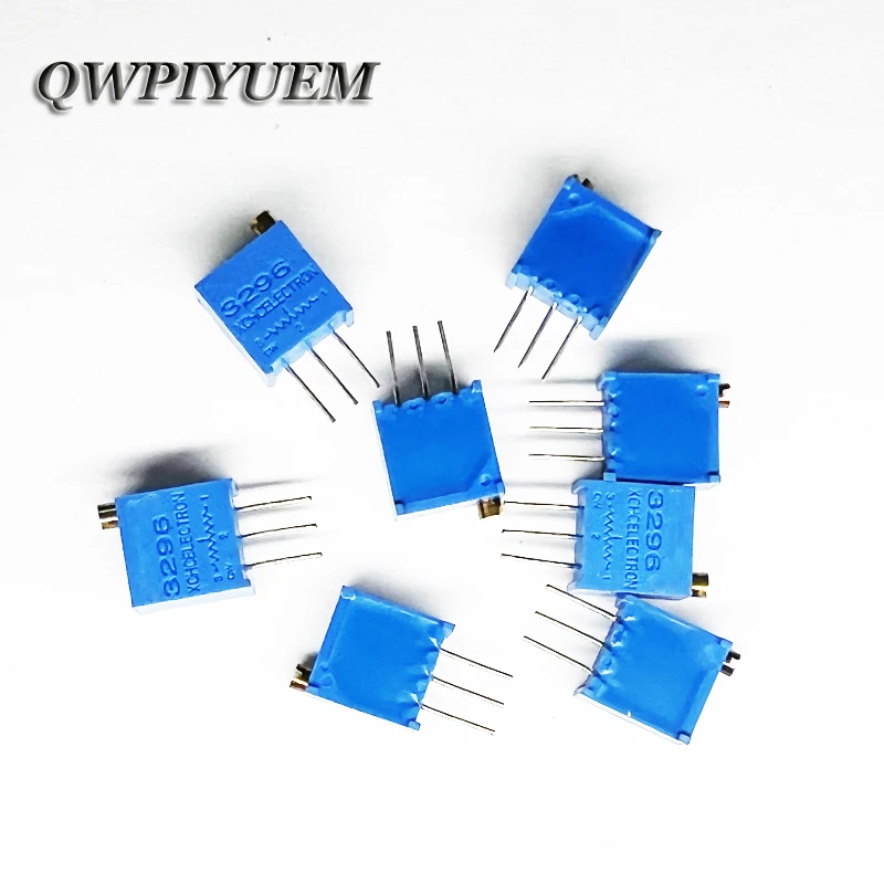 

50pcs 3296W 3296 50 100 200 500 ohm 1K 2K 5K 10K 20K 50K 100K 200K 500K 1M ohm 50R 100R 200R 500R Trimpot Trimmer Potentiometer