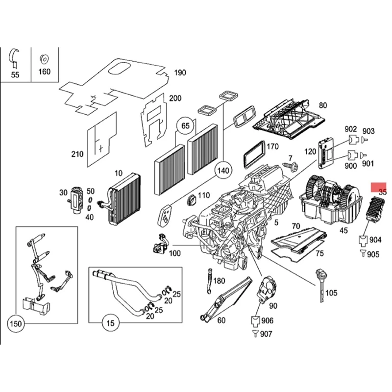 A2218706758 A2218200110 Air Conditioner Blower Resistance Module For Mercedes Benz W221 S 600 S 500 S 300