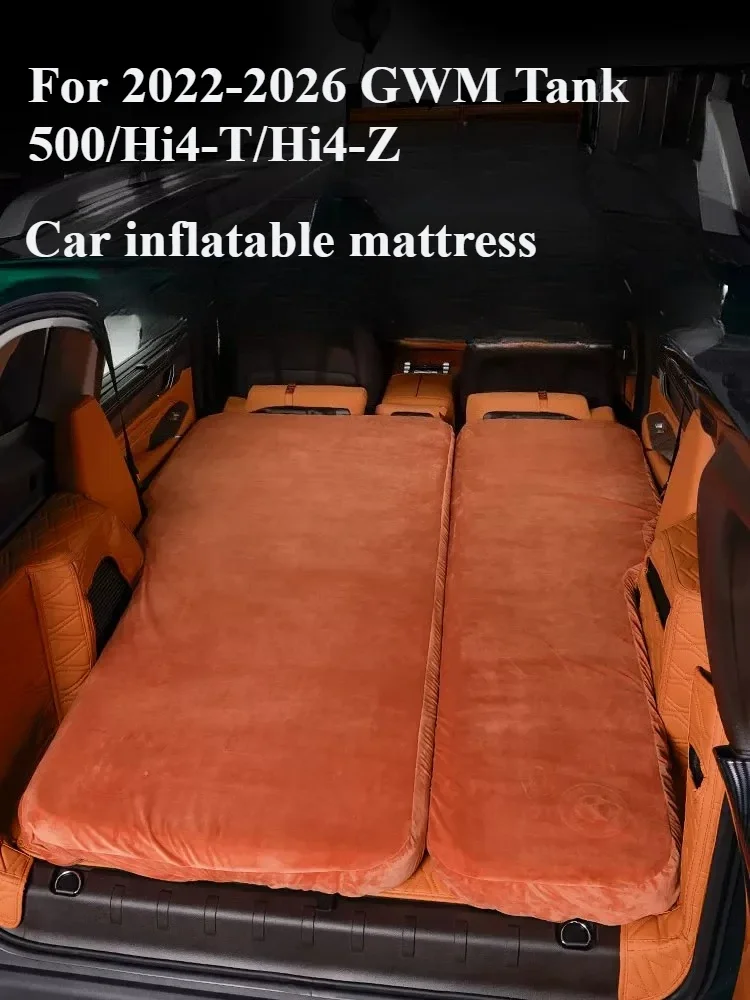 For GWM Tank 500 Hi4-T/Hi4-Z 2022-2026 Car inflatable mattress comfortable soft Outdoor camping Travel sleeping pad Accessories