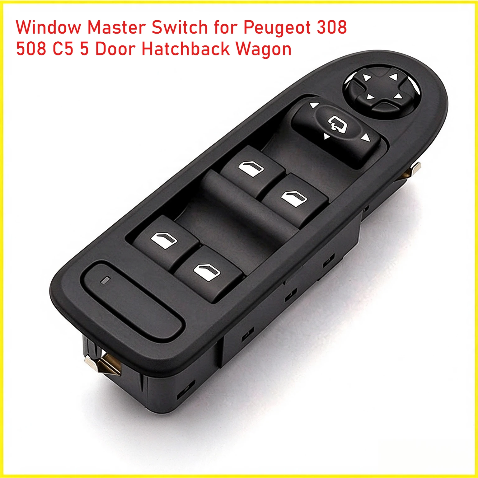 Window Master Switch for Peugeot 308 508 C5 5 Door Hatchback Wagon 96659465ZD 98026370ZD 96644917XT 96599975XT Power Window Swit