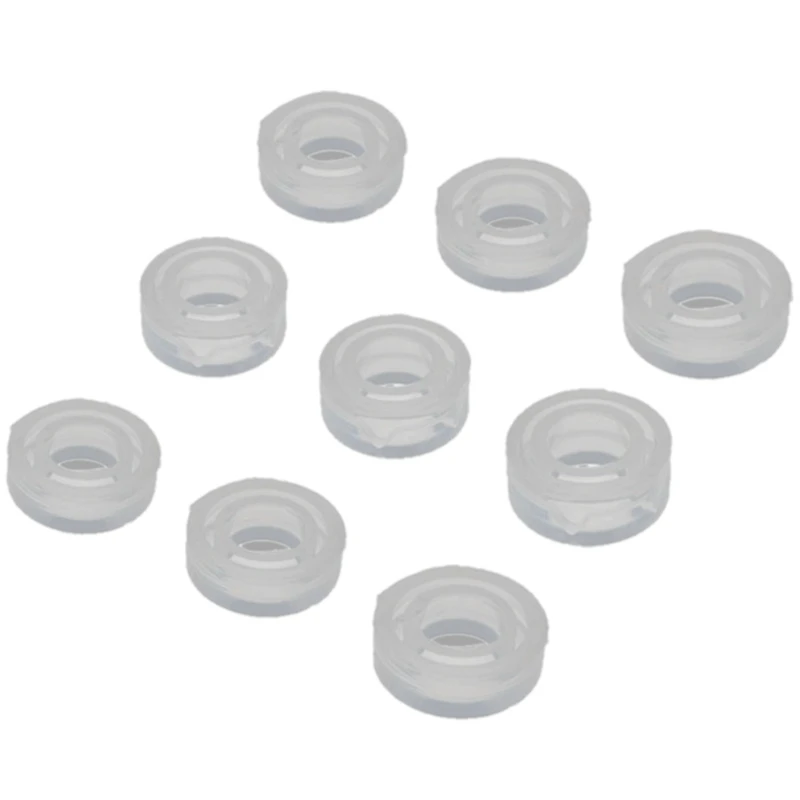 Silicone Ring Mold 9Pcs Resin Epoxy Mold, Ring Pendant Casting Circle Mould For Diy Jewelry & Craft Making (3 Types, 16Mm/17Mm/1