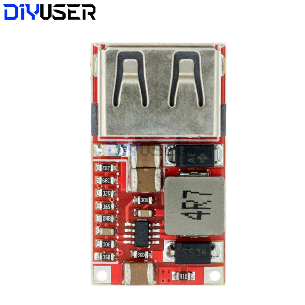 6-24V to 5V 3A USB Buck Converter, DC-DC Step Down Power Module for Car Phone Charger