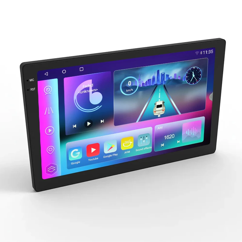 9/10 Inch Car DVD Center Touch Screen Resolution 4+128G 360 Panoramic Image Mobile Phone Cast WIfi TDA7851 SI4754C With Fan